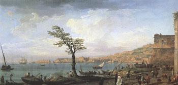 VERNET, Claude-Joseph View of the Gulf of Naples (mk05) Spain oil painting art